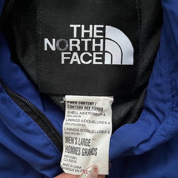 Vtg The North Face Blue Black Ski Snowboard Bib Overalls Pants Mens Size Large - Picture 2 of 11